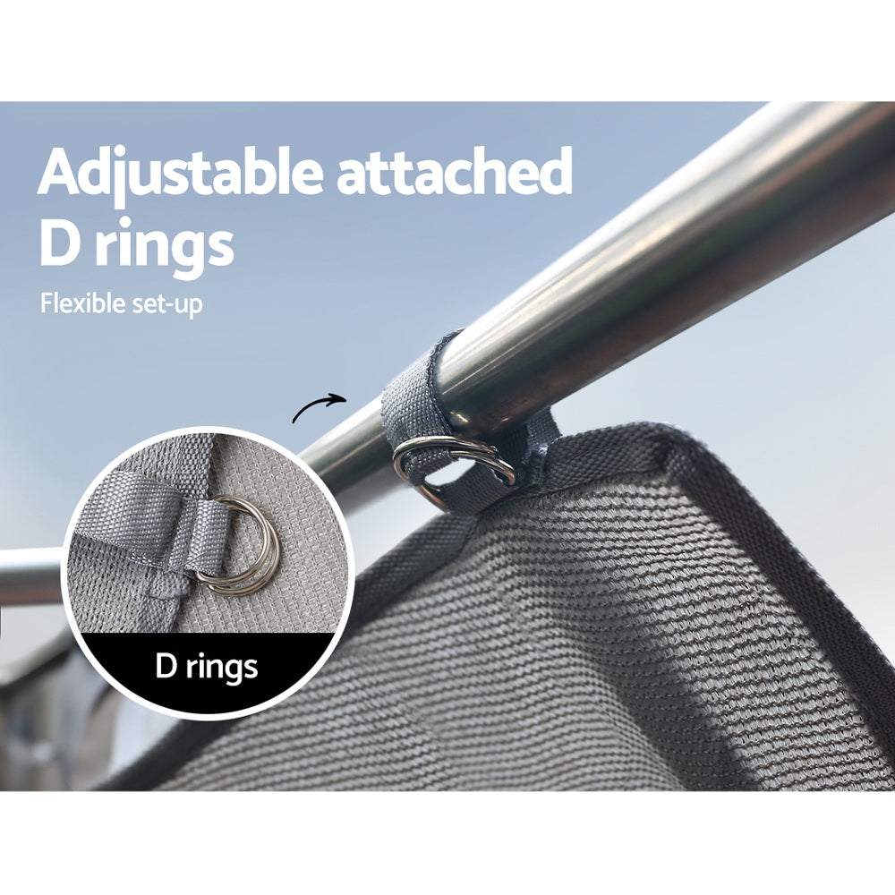 3.7M Caravan Privacy Screens | Roll Out Awning | CampClub.au