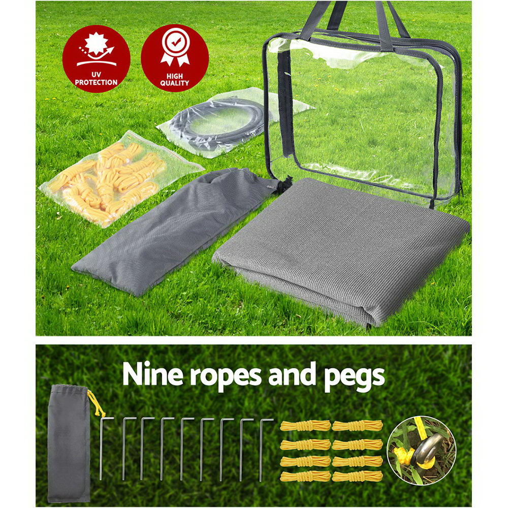 4.0M Caravan Privacy Screens | Wall Side Sun Shade | CampClub.au
