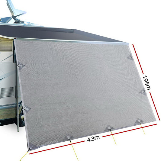 Caravan Privacy Screens | Roll Out Awning | CampClub.au