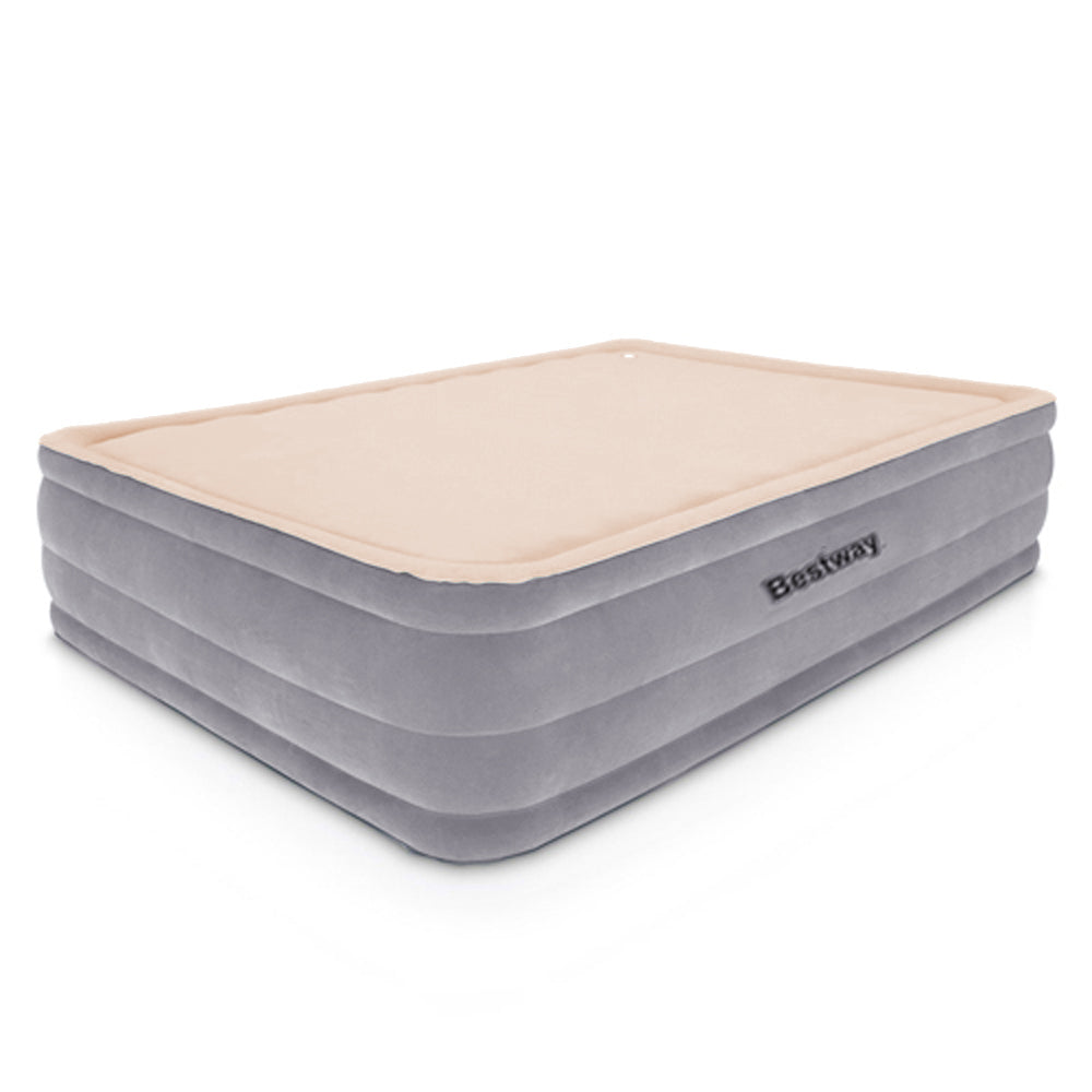Grey & Beige Air Mattress | Double Air Mattress | CampClub.au