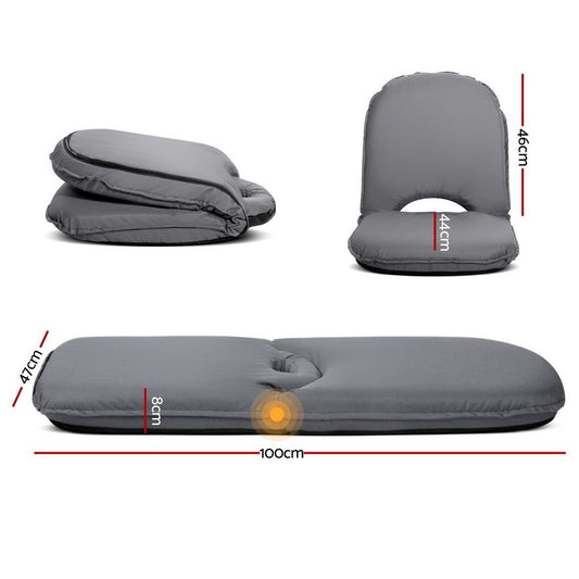 Portable Camping Sofa | Grey Lounge Sofa | CampClub.au