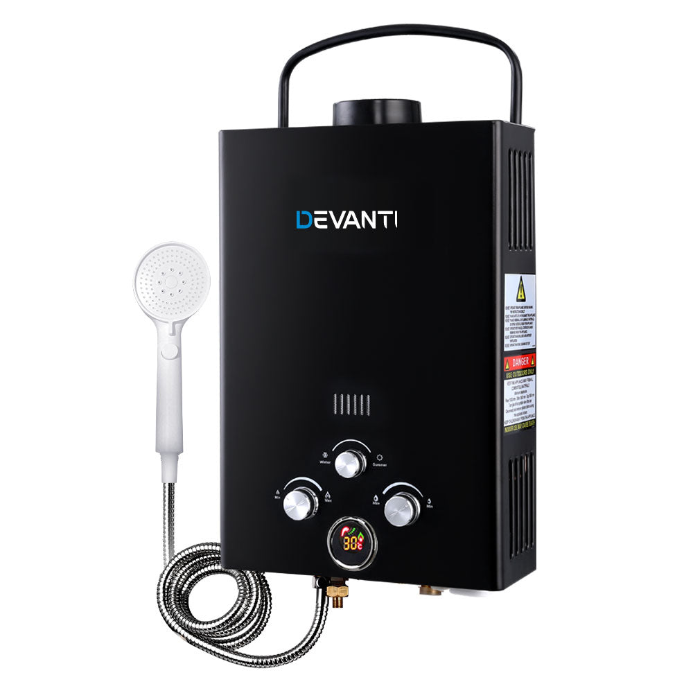 Outdoor Gas Heater | Portable Camping Shower Heater | CampClub.au