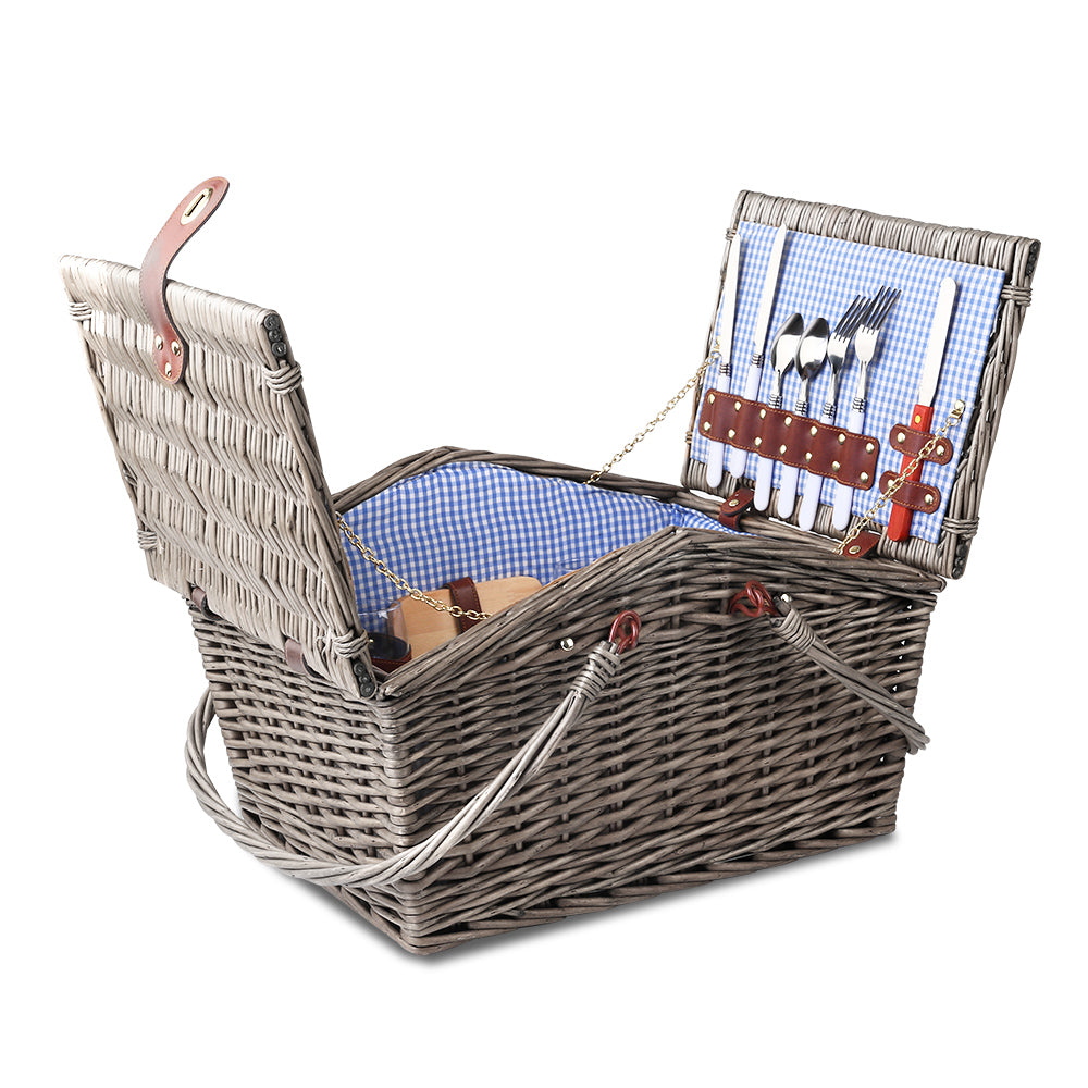 Picnic Basket Deluxe | Alfresco Picnic Basket | CampClub.au