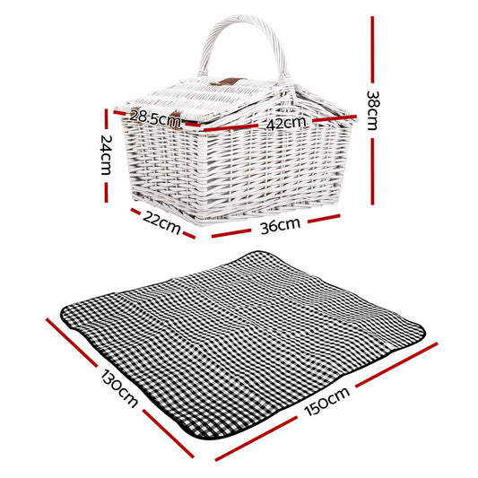 Alfresco Picnic Basket | Vintage Picnic Baskets | CampClub.au