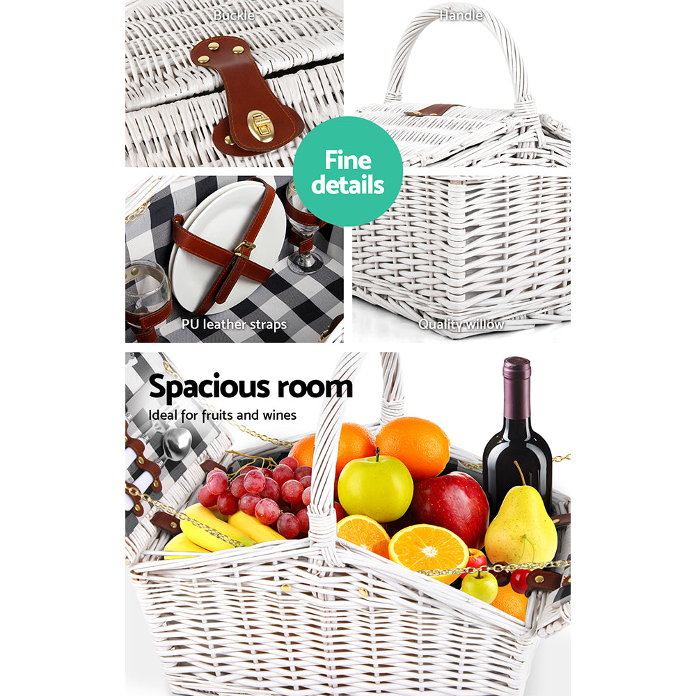 Alfresco Picnic Basket | Vintage Picnic Baskets | CampClub.au
