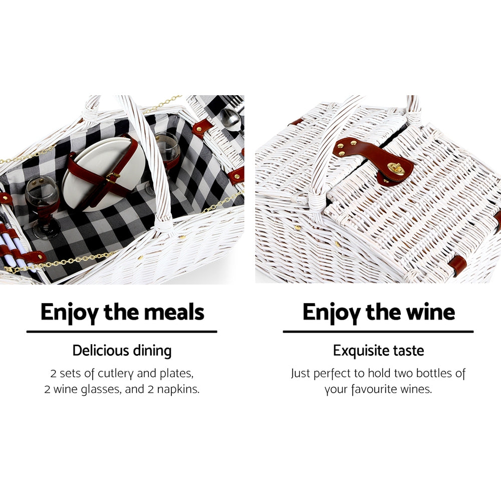 Alfresco Picnic Basket | Vintage Picnic Baskets | CampClub.au