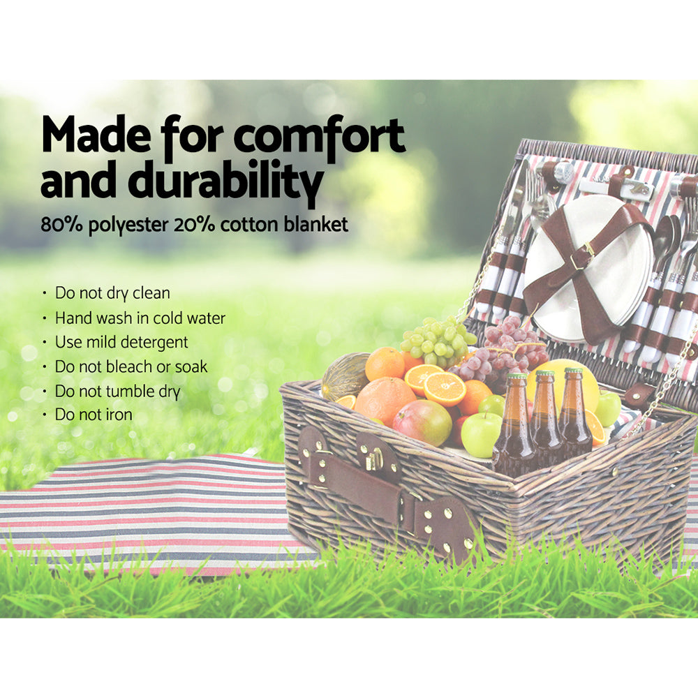 Picnic Basket Deluxe | Deluxe Picnic Blanket | CampClub.au