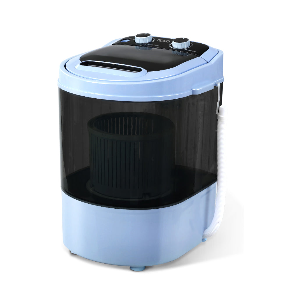 Portable Washing Machine | Devanti Mini Machine | CampClub.au