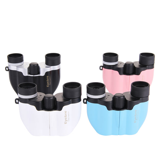 Pink 10x22 Compact Binoculars for Adults - High Definition Lightweight Telescope for Hiking, Travel, and Concerts