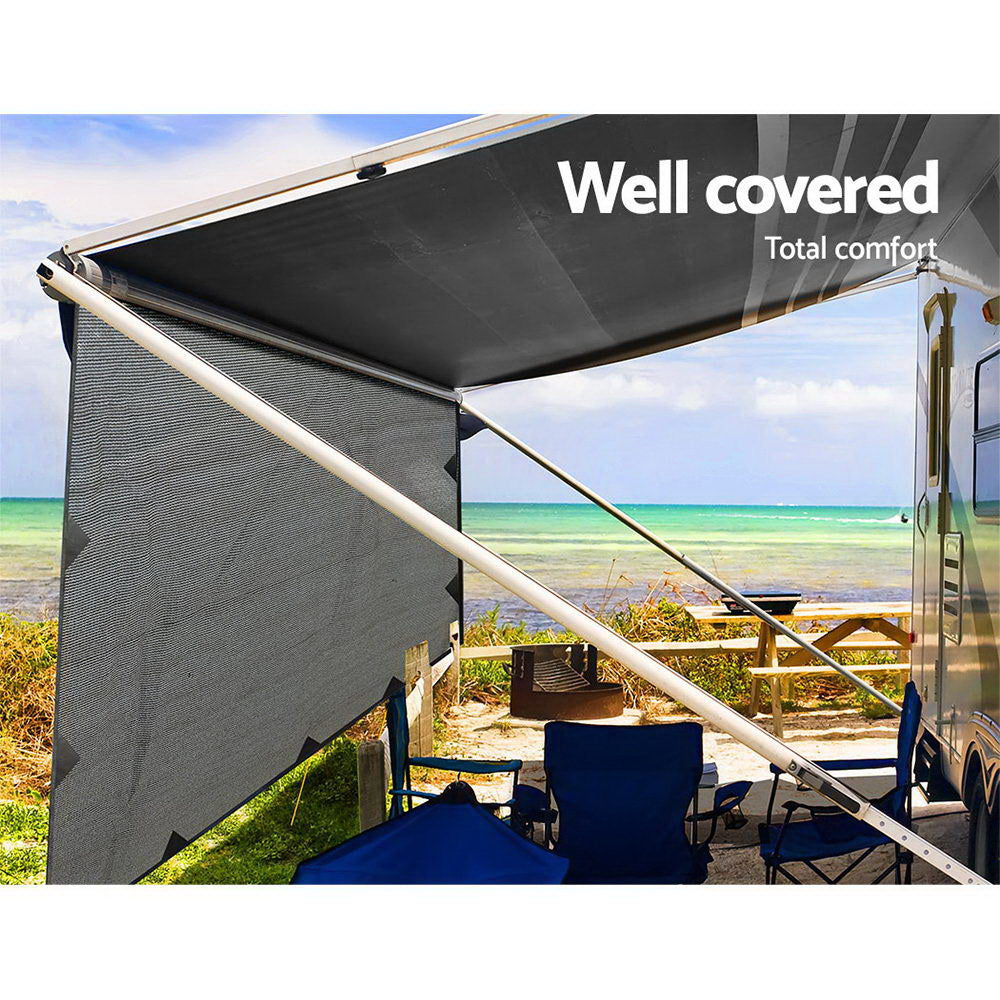 Caravan Privacy Screens | Roll Out Awning | CampClub.au