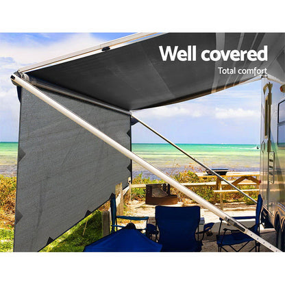 Caravan Privacy Screens | Roll Out Awning | CampClub.au