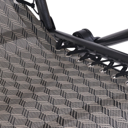 Folding Camping Lounger Grey | Grey Zero Gravity Chairs | CampClub.au
